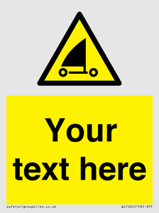 Custom Warning sand yachting